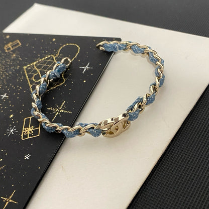 COCO Denim Blue Chain Bracelet 💙