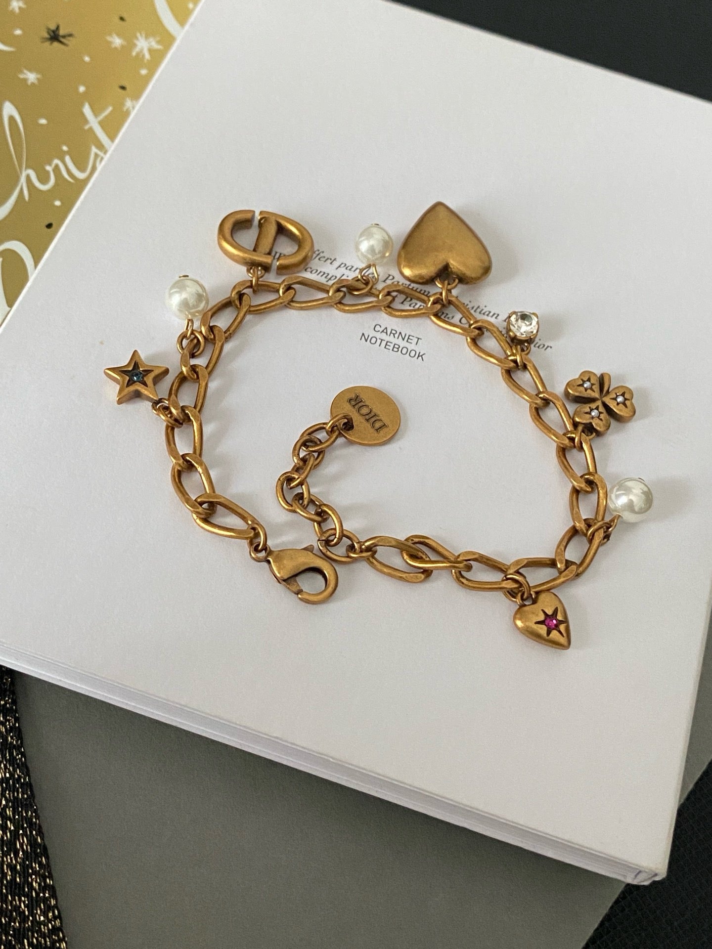 Caisy D charm Bracelet