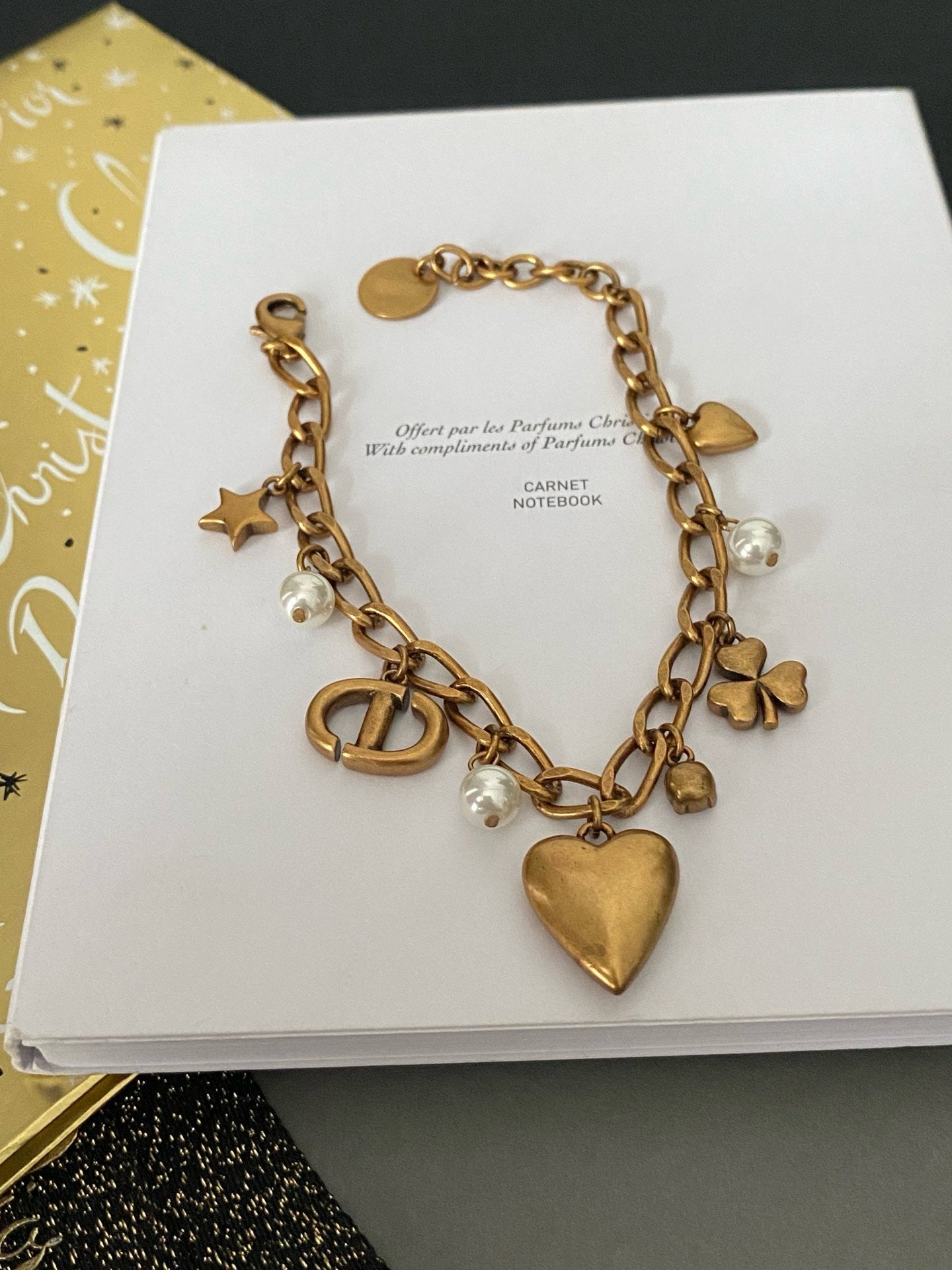Caisy D charm Bracelet