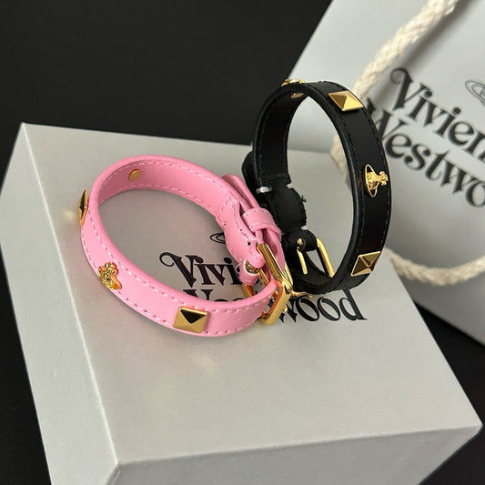 Vivian Leather Statement Bracelet