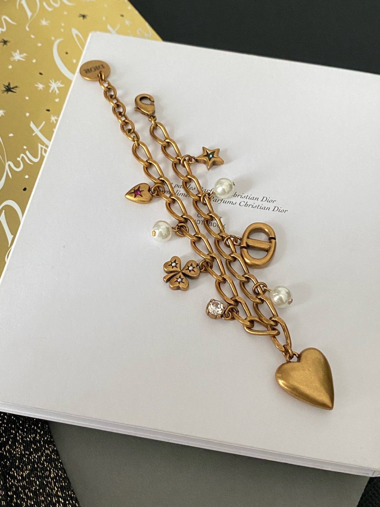 Caisy D charm Bracelet