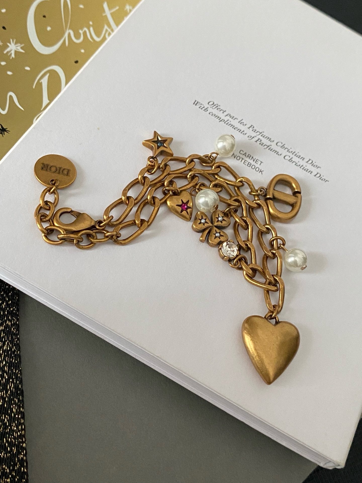 Caisy D charm Bracelet