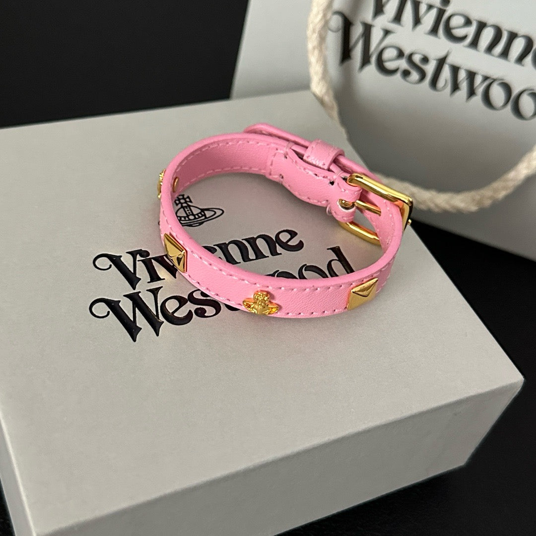 Vivian Leather Statement Bracelet