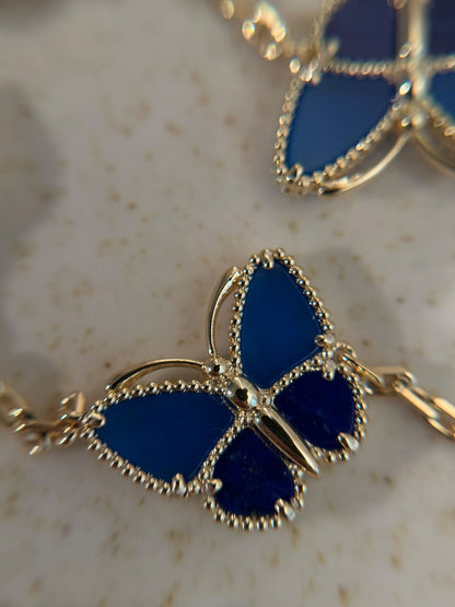 Clover butterfly bracelet