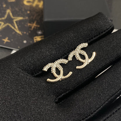 CC crystal statement earrings