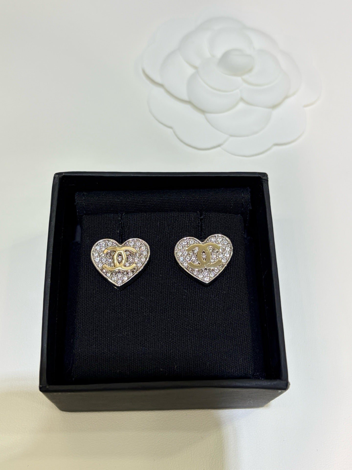 Miya Cc Heart Earrings