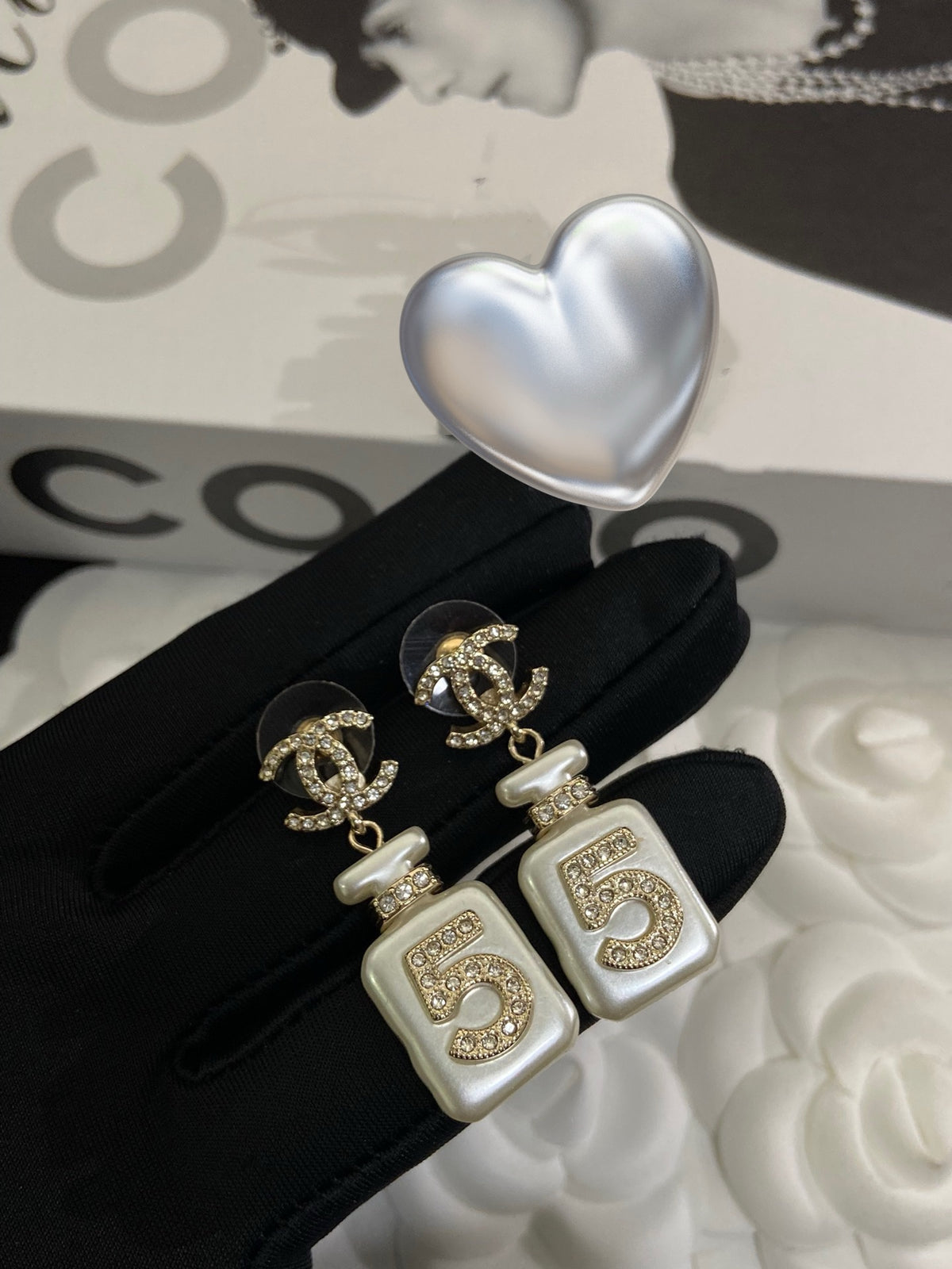 Cici N5 Perfume Box Jewelry Set