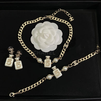Cici N5 Perfume Box Jewelry Set