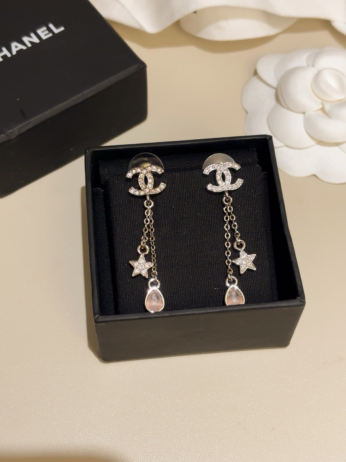 CICI crystal drop earrings