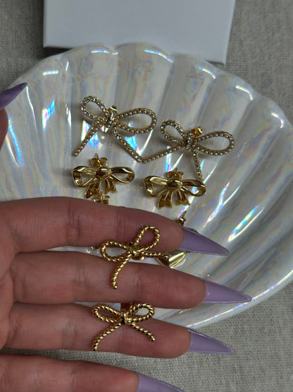 Xmas Bow Earrings Collection