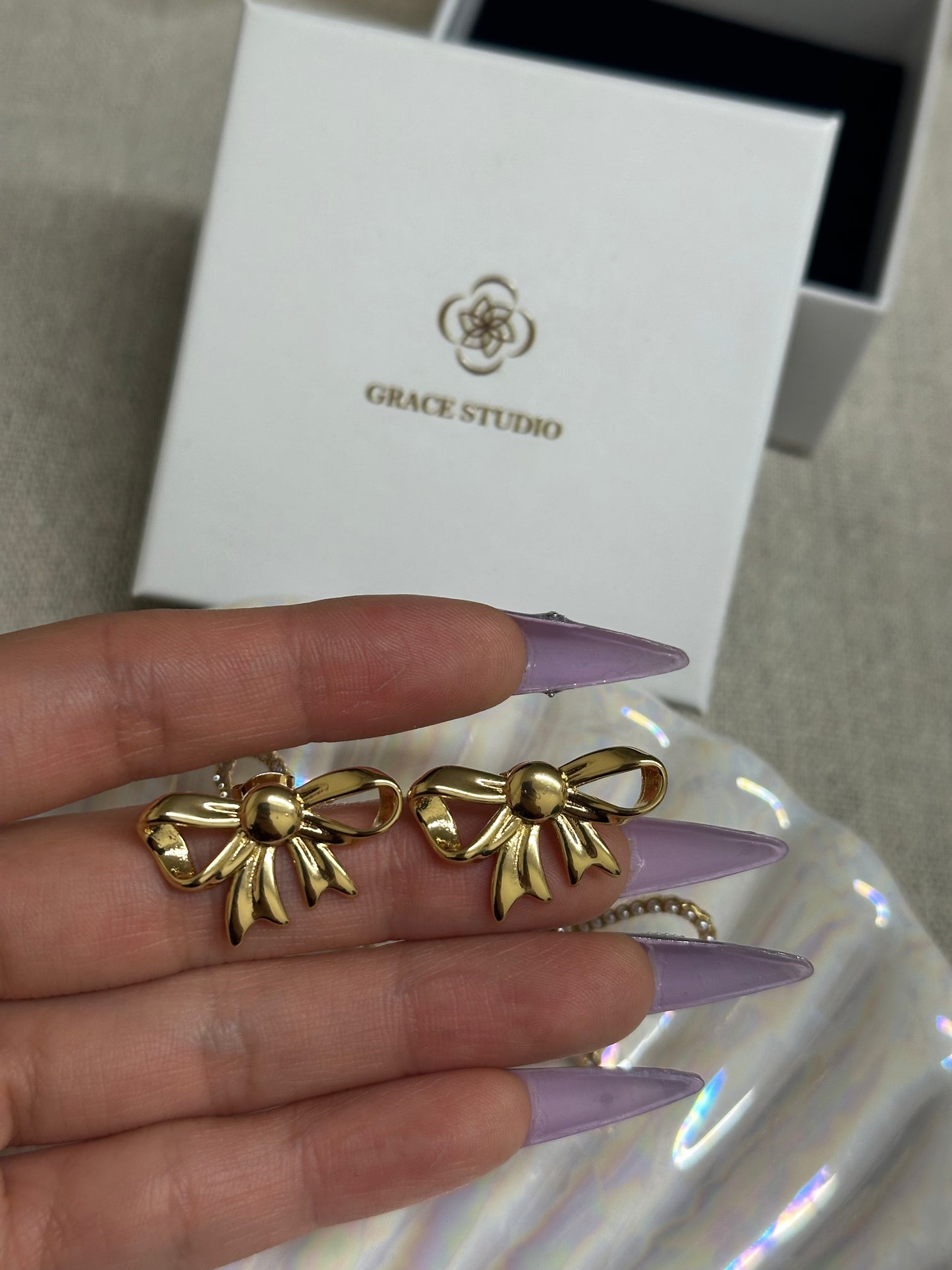 Xmas Bow Earrings Collection