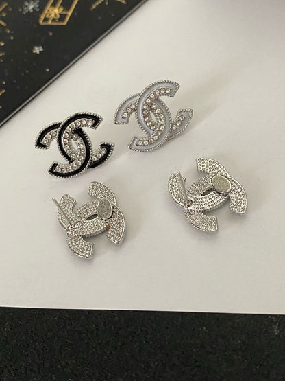 CC stud earrings