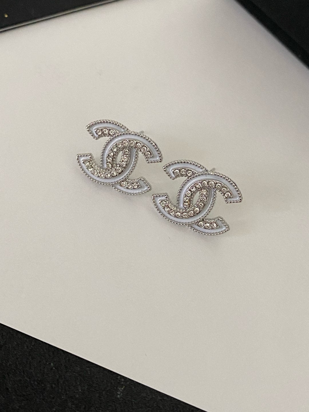 CC stud earrings