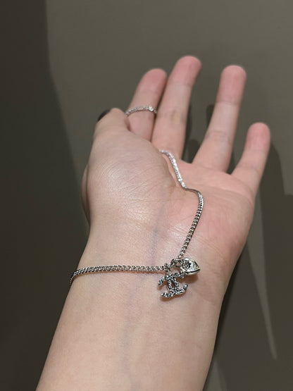 Cc heart necklace