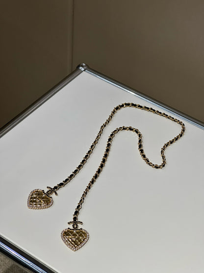 Coco statement heart necklace
