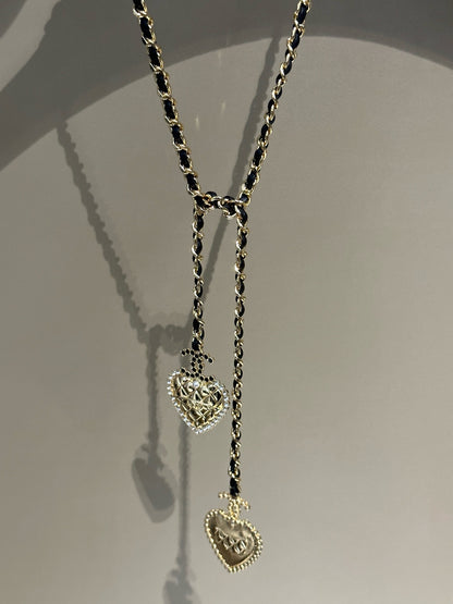 Coco statement heart necklace