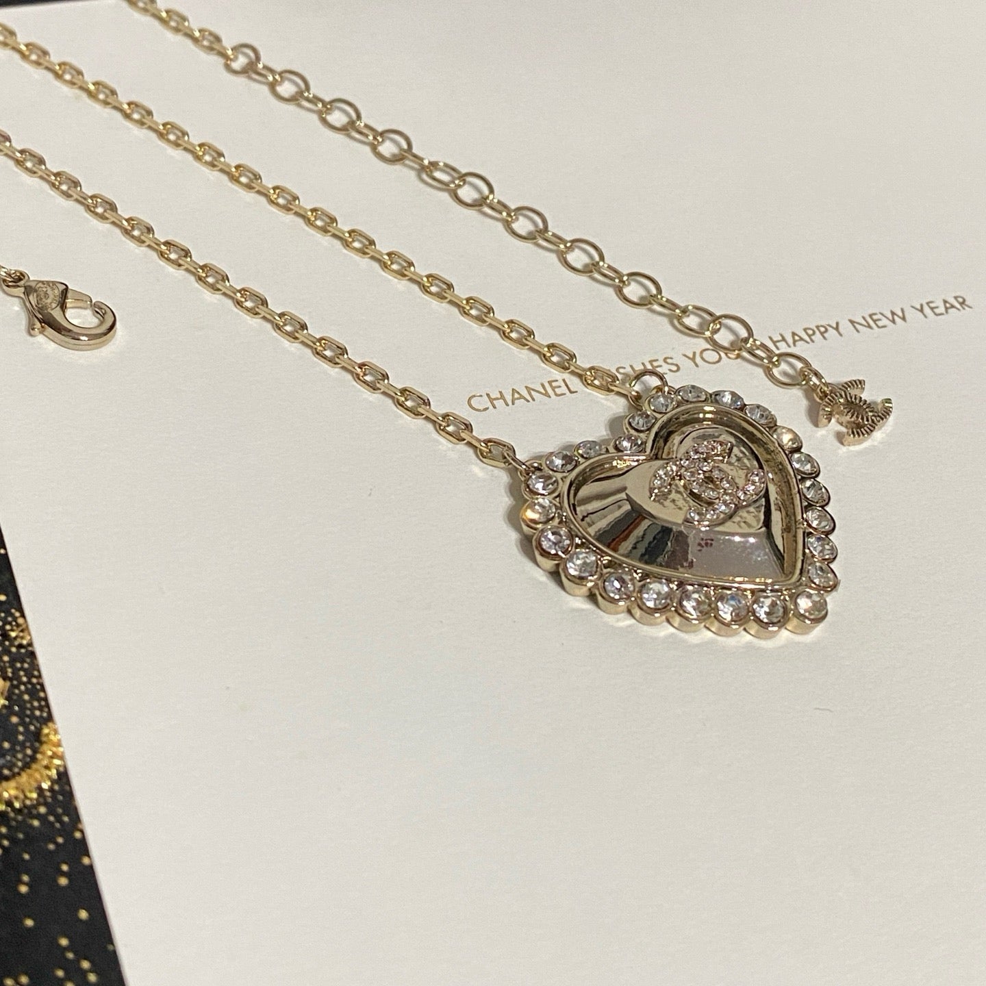 Coco golden heart necklace