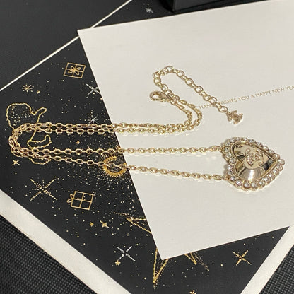 Coco golden heart necklace