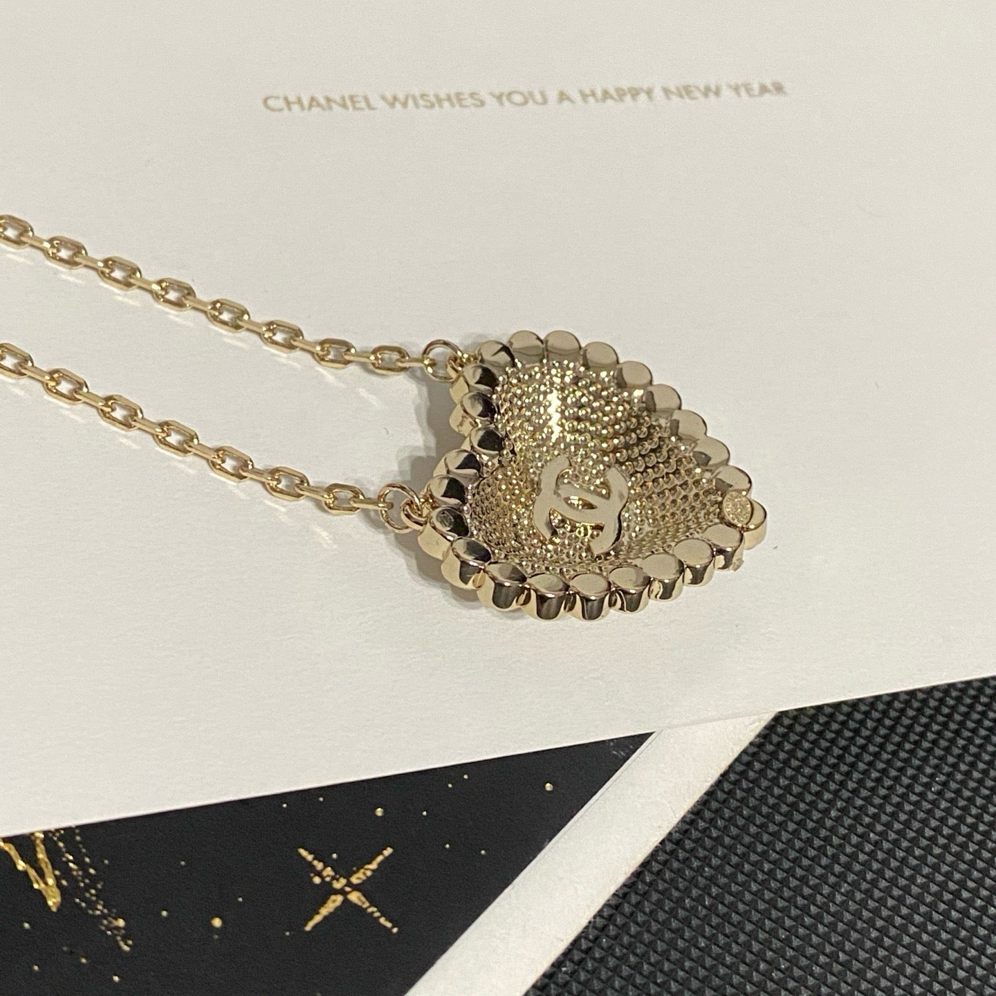 Coco golden heart necklace