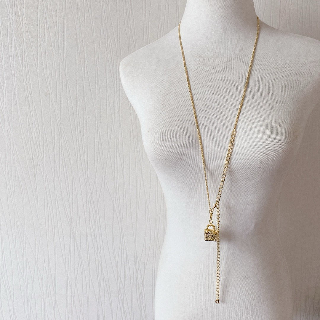 CD Convertible Chain Necklace & Waist /Sweater Chain