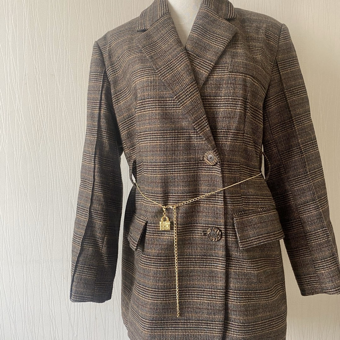 CD Convertible Chain Necklace & Waist /Sweater Chain