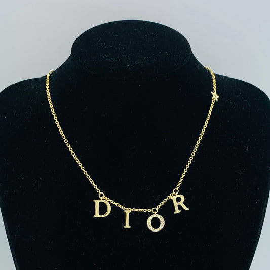 CD letter necklace