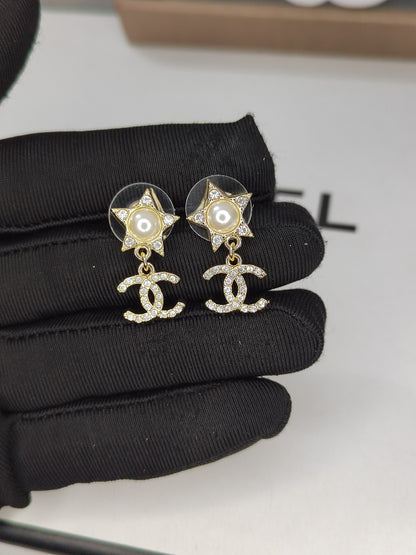 Coco crystal star earrings