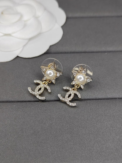 Coco crystal star earrings