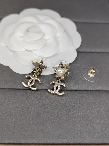 Coco crystal star earrings