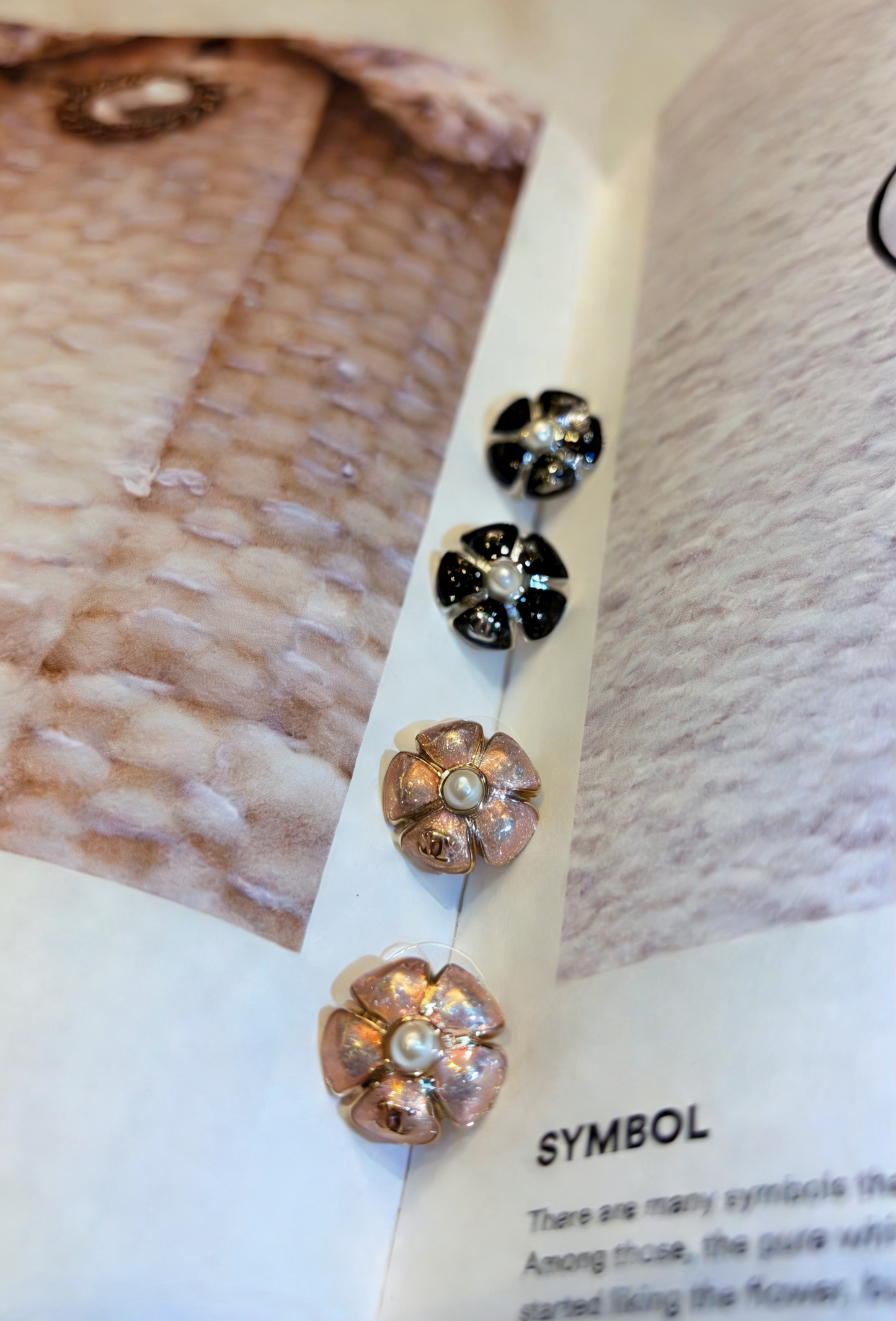 Camellia Flower Earrings