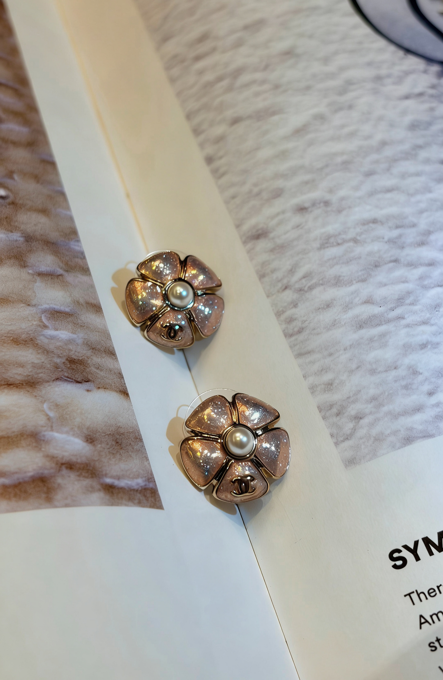 Camellia Flower Earrings