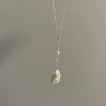 Baroque Pearl Handmade Planet Pendant