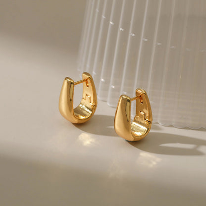 Bucket square earrings