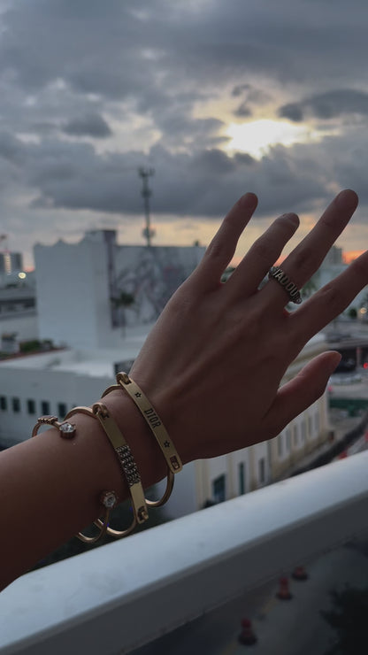 CD three piece bracelet set
